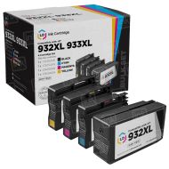 Compatible Brand Set of 4 Ink Cartridges for HP 932XL