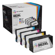 Remanufactured Replacement Cartridges for HP 962XL (Bk, C, M, Y) HY Ink Set