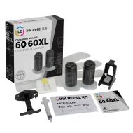 LD Inkjet Refill Kit for HP 60 and 60XL Black