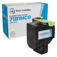 Lexmark Compatible 71B1HC0 HY Cyan Toner