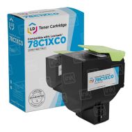Compatible Lexmark 78C1XC0 Extra HY Cyan Toner
