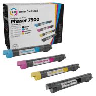 Remanufactured Xerox Phaser 7500 (Bk, C, M, Y) Set of 4 HC Toners