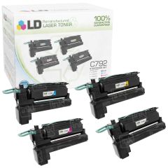 Lexmark Remanufactured C792 Extra High Yield Toner Set