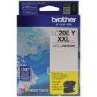 Genuine Brother LC20EY Super HY Yellow Ink Cartridges