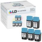 Bulk Set of 5 Remanufactured Replacement Ink Cartridges for HP 20 and 49 (3 Black, 2 Color)