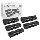 5 Pack LD Compatible Black Toner Cartridges for HP 78A