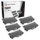 5 Pack Brother TN850 High Yield Black Compatible Toner Cartridges