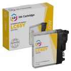 Compatible LC65Y High Yield Yellow Ink for Brother