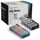 Compatible PGI-250XL and CLI-251XL Set of 13 Cartridges for Canon for iP8720, MG6320, and MG7120