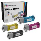 Compatible Set of 4 HY (Bk, C, M, Y) Toners for the Dell Laser 2130cn and 2135cn