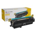 Compatible Brand Yellow Laser Toner for HP 653A