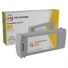 Remanufactured Yellow Ink Cartridge for HP 81