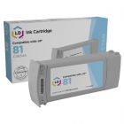 Remanufactured Light Cyan Ink Cartridge for HP 81