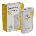 Remanufactured Yellow Ink Cartridge for HP 70