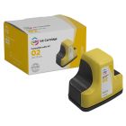 Remanufactured Yellow Ink Cartridge for HP 02