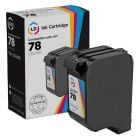 Remanufactured Tri-Color Ink Cartridge for HP 78