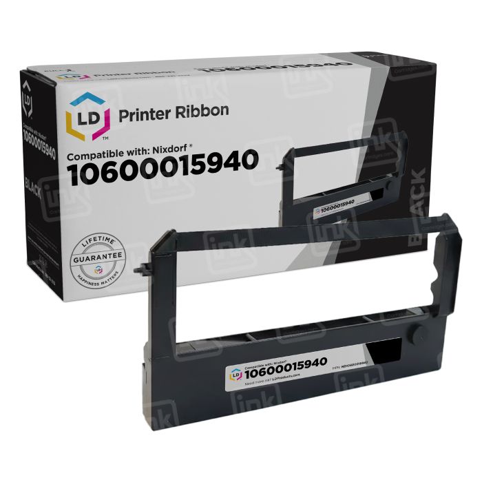 Nixdorf Compatible 10600015940 Black Printer Ribbon - InkCartridges