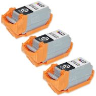 Compatible BCI11Bk Black Set of 3 Ink Cartridges for Canon