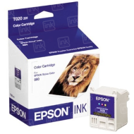 Epson OEM T020201 Color Ink Cartridge 