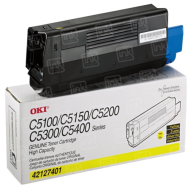 OEM Okidata 42127401 HY Yellow Toner 