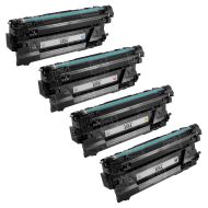 LD Compatible Replacement for HP 655A (Bk, C, M, Y) Toners