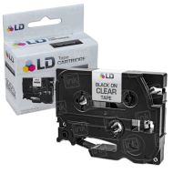 Compatible Replacement for TZe131 Black on Clear Tape for the Brother P-Touch