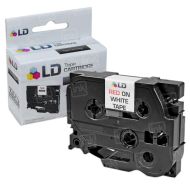 Compatible Replacement for TZe242 Red on White Tape for the Brother P-Touch