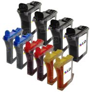 Compatible LC21 Set of 10 Ink cartridges for Brother