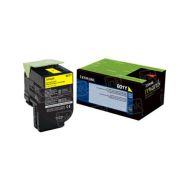 OEM Lexmark 801Y Yellow Toner 80C10Y0