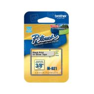 OEM Brother M921 Black on Silver Tape