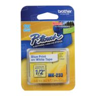 OEM Brother MK233 Blue on White Tape