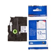 OEM Brother TZeFA3 Navy Blue on White Tape