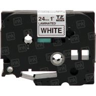 OEM Brother TZe251 Black on White Tape
