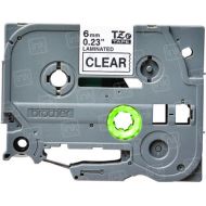 OEM Brother TZe111 Black on Clear Tape