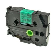 OEM Brother TZe741 Black on Green Tape