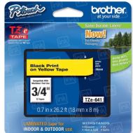 OEM Brother TZe641 Black on Yellow Tape