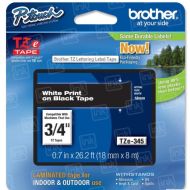 OEM Brother TZe345 White on Black Tape
