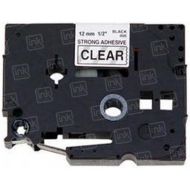 OEM Brother TZAF131 Black on Clear Tape