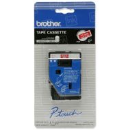 OEM Brother TC54Z1 White on Red Tape