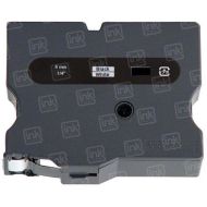 OEM Brother TX3151 White on Black 1/2" Tape