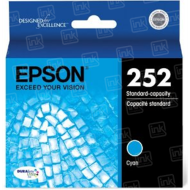 OEM Epson 252 (T252220) Cyan Ink Cartridge