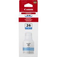 Genuine Canon (GI-26) High Yield Pigment Cyan Ink Bottle