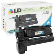 Remanufactured Lexmark C792 Extra HY Cyan Toner C792X1CGRTA