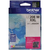 Genuine Brother LC20EM Super HY Magenta Ink Cartridges