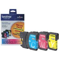 OEM Brother LC613PKS C/M/Y Ink Cartridges, 3-Pack