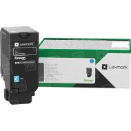 OEM Lexmark CS735 Extra HY Cyan Toner Cartridge 12.5K