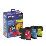 OEM Brother LC653PKS HY C/M/Y Ink Cartridges, 3-Pack