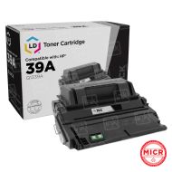 Remanufactured Black MICR Toner for HP 39A