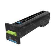 Genuine Lexmark 82K0X20 Extra HY Cyan Toner