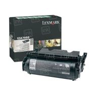 Genuine Lexmark 12A7468 HY Black Toner